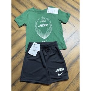 NWT NFL Jets Nike Short Set Size 3T